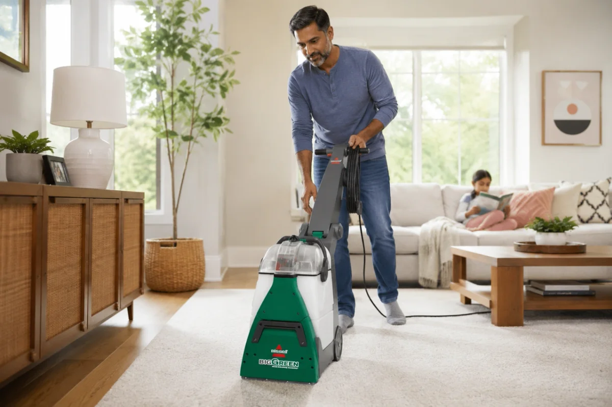 Bissell Carpet Cleaner Rental - Big Green Deep Cleaning Machine - Photo 1 Bissell Carpet Cleaner Rental - Big Green Deep Cleaning Machine - Photo 1