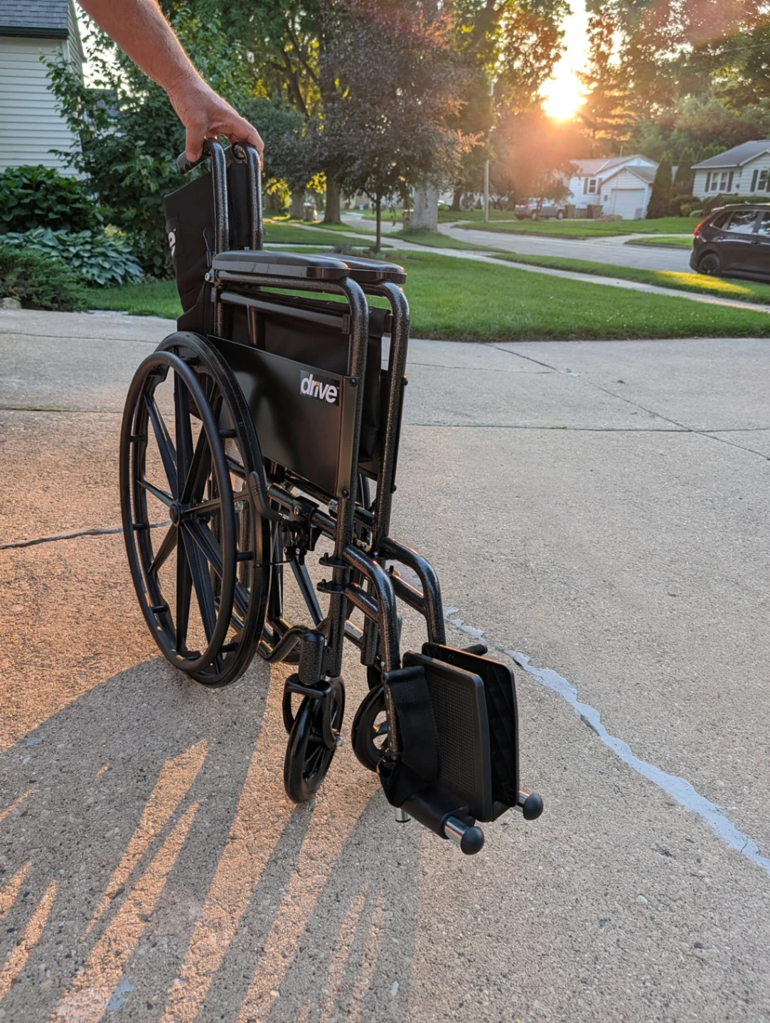 Drive Medical Blue Streak Wheelchair - Photo 2 Drive Medical Blue Streak Wheelchair - Photo 2